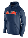 Illinois Arch Nike Fleece Hoodie - main view