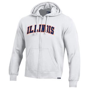 Full Zip Sweatshirt Versa Twill Arch Illinois - main view