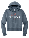 Illinois Butterfly Perfect Fit Fleece Hoodie
