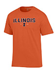 Illinois Block I 1867 Distressed T-Shirt - main view