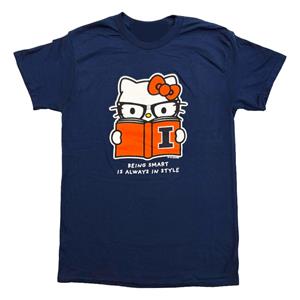 Illinois Hello Kitty Being Smart T-Shirt