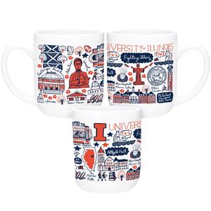 Illinois Julia Gash Ceramic Mug - main view
