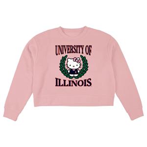 Illinois Hello Kitty Two Ways Womens Midi Crew