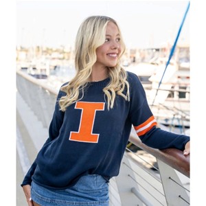 Illinois Block I Go Illini Sweater - main view